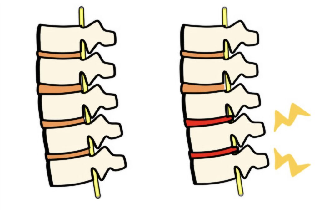 椎間板ヘルニアの原因と治療